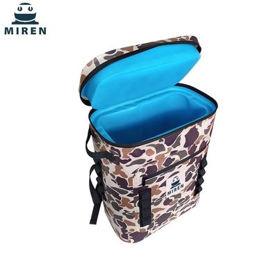 আউটডোর TPU 36 ক্যান কুলার ব্যাগ, ক্যাম্পিং হাইকিংয়ের জন্য ক্যামোফ্লেজ কুলার ব্যাকপ্যাক